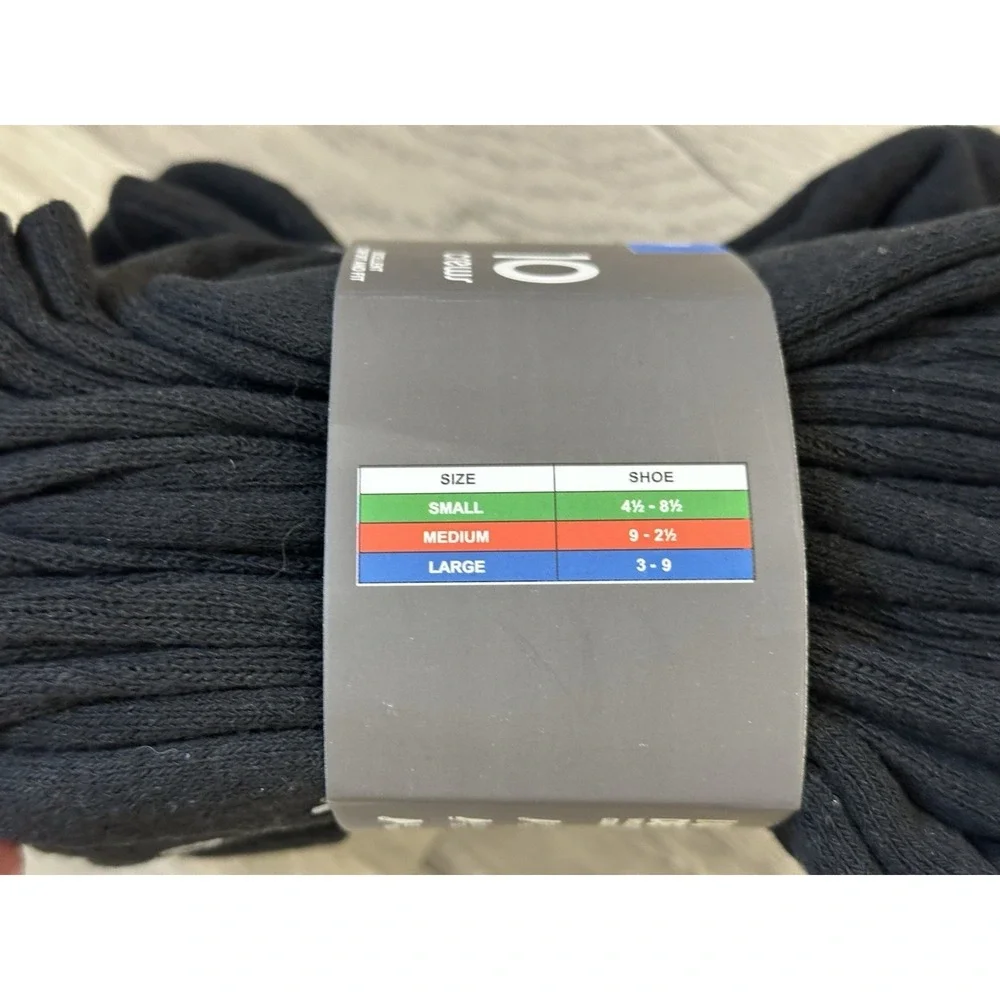 Fruit of the Loom Youth Dual Defense 9 Pairs of Crew Socks  - BLACK Open Package